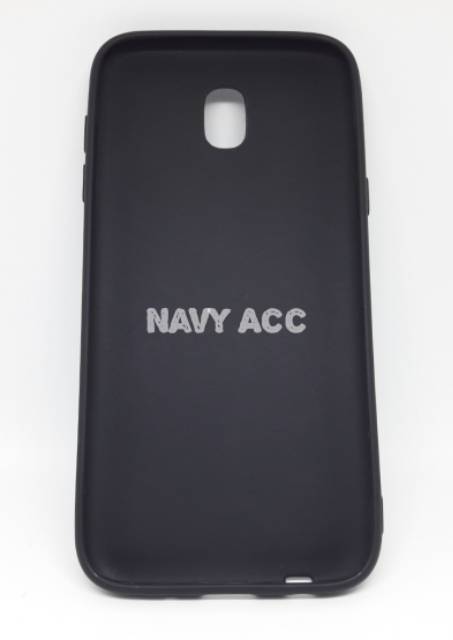 Case Samsung J7 Pro - Softcase Silicon Black Doff Samsung J7 Pro