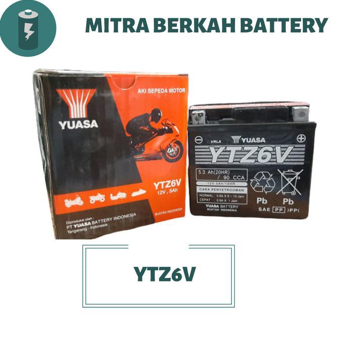 AKI MOTOR SATRIA FU / VARIO 125 150 YTZ6V YUASA