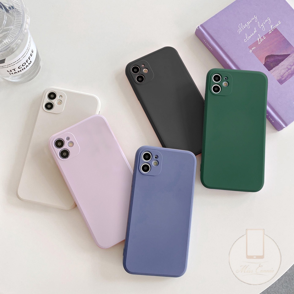 Xiaomi MI 10 11 Lite 10T Redmi 10 9A POCO M3 Pro F3 Poco X3 NFC Soft Case Xiaomi Note10 Note9 Note8 Note10s Note10pro Note Note10promax Redmi 9 9T 9C NFC Poco M3 Poco X3 Pro Color Macaron Straight Cube Soft Case