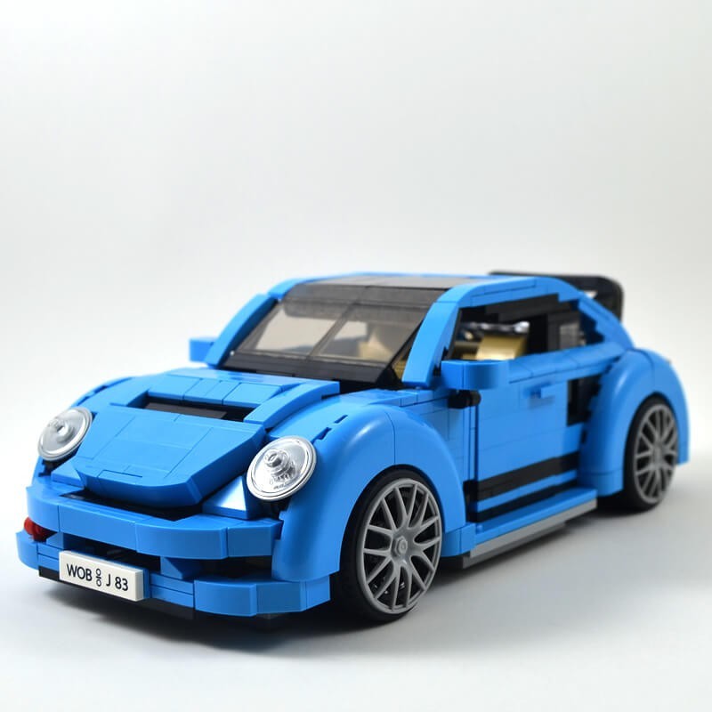 XB 03015 XINGBAO RACING CAR BLUE - BLUE BETTLE