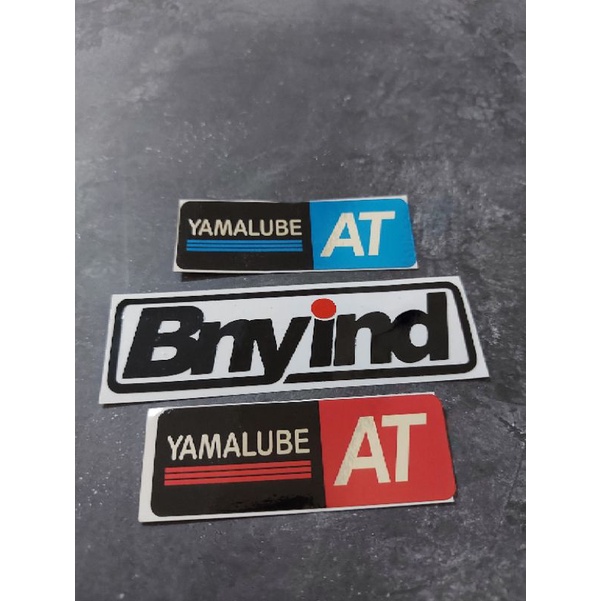 STICKER YAMALUBE AT PRINCUT