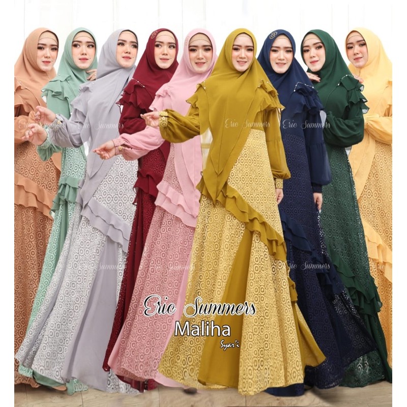 maliha syari by Eric summer ready siap kiirm