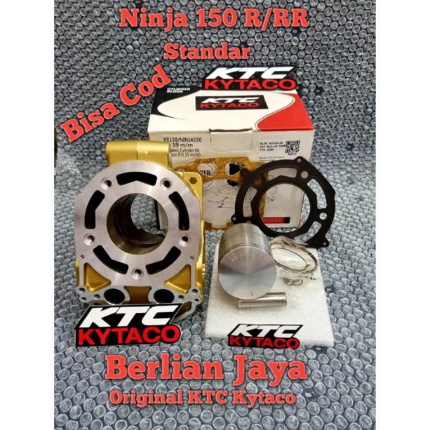 blok seher/cylinder blok seher keramik ninja 150 RR/R/ninja 2 tak uk standar  59mm pin 15 merk KTC g