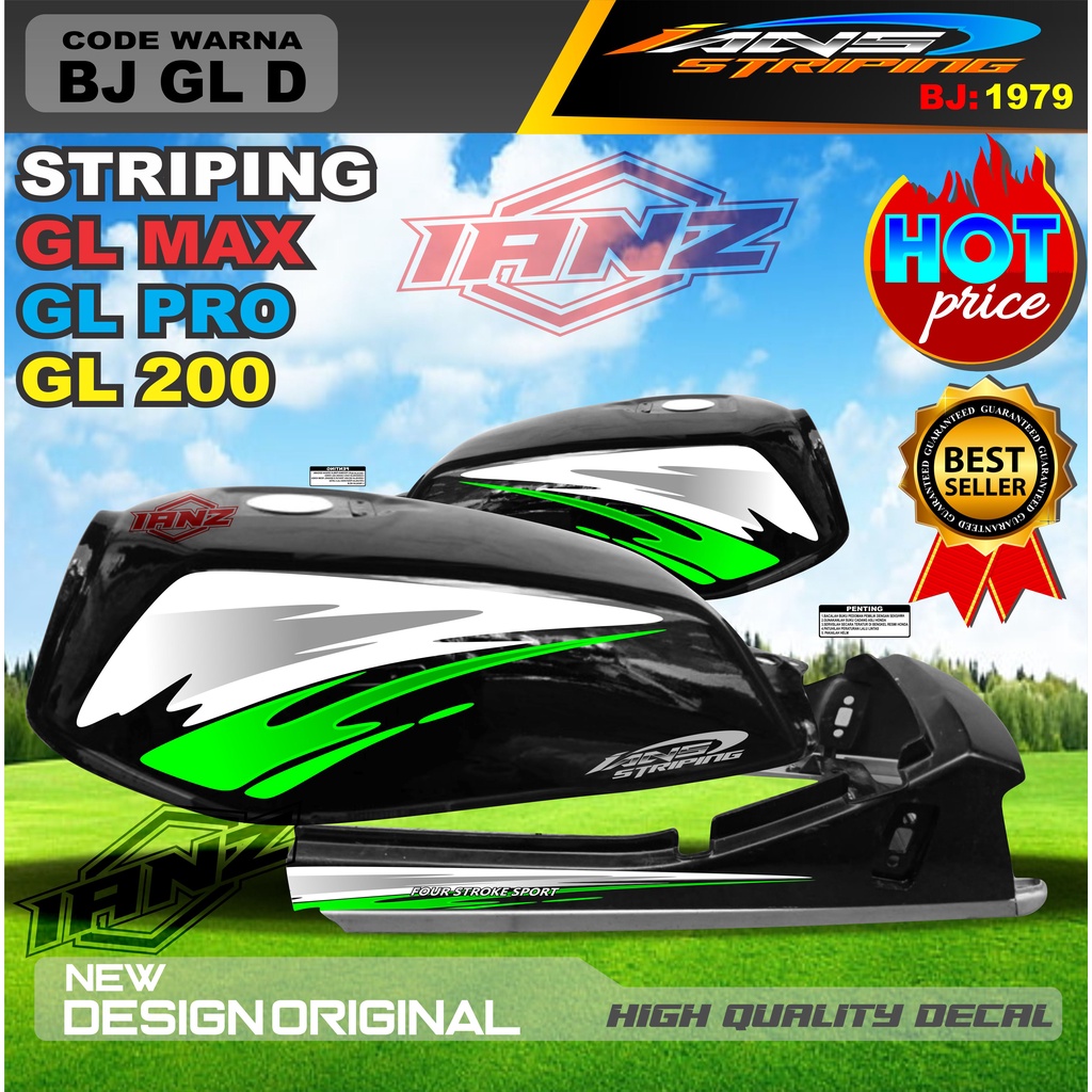 STIKER BODY LIST GL NEW DESAIN / STIKER GL VARIASI TERBARU / STRIPING GL TERMURAH / COSTUM STRIPING GL TERMURAH