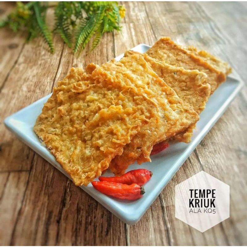 

Kripik tempe goreng kriuk ala bang gorengan