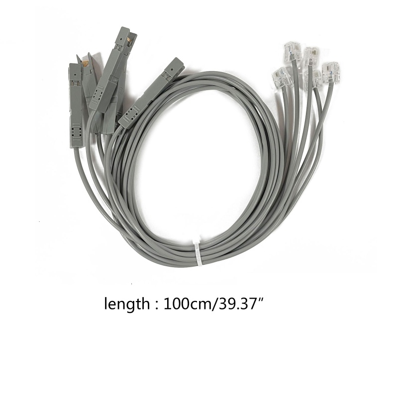 Vivi Hot 1meter 110tes Untuk Head Alligator Clip RJ11 RJ45 Kabel Tes Modul Suara Le