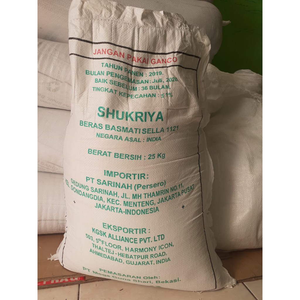

BERAS BASMATI 5 KG PREMIUM TANPA PATAH