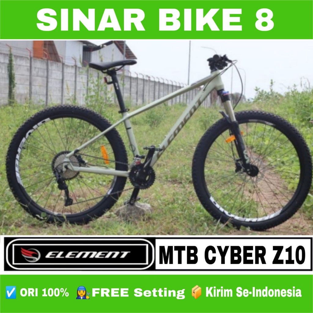 Sepeda Gunung 27,5 Inch ELEMENT MTB CYBER Z10 Deore 2x10 Speed Hidrolik