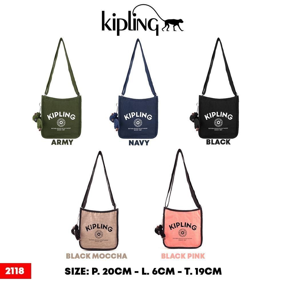 TAS SELEMPANG WANITA NYLON IMPORT KP12118 / KP12119