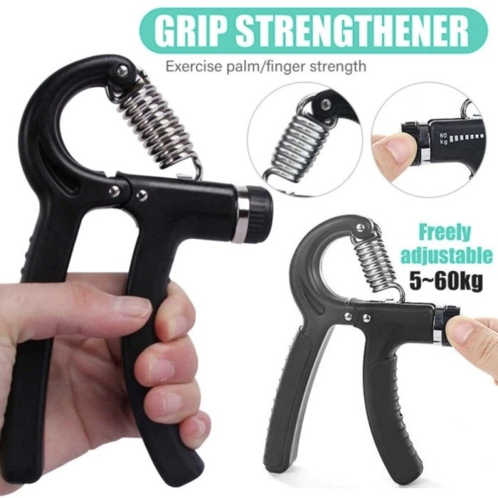 5-60Kg Adjustable Handgrip Hand Grip Alat Fitness Olahraga Otot Tangan