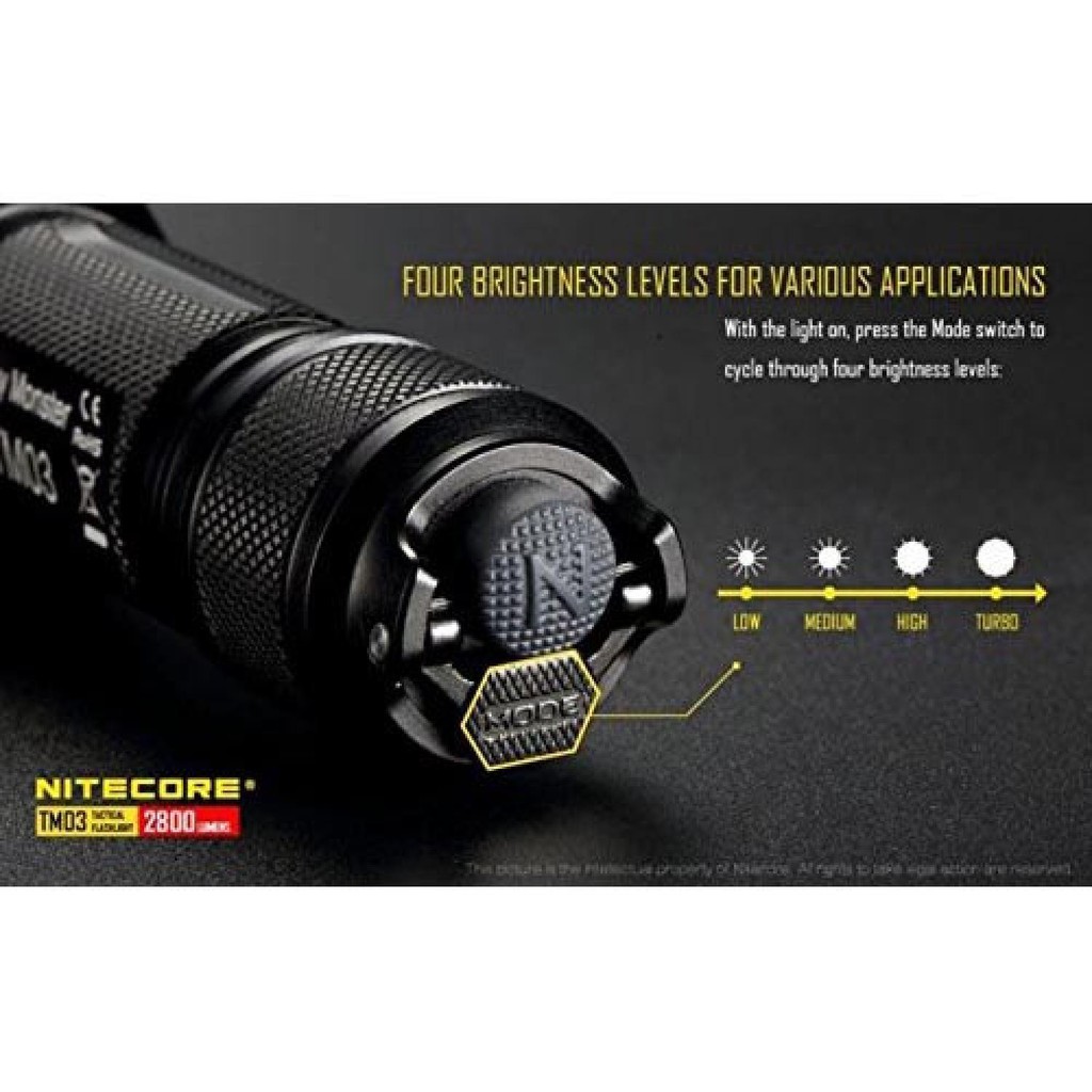 Thomgear Nitecore Tm03 Tiny Monster Senter Led Cree Xhp70 2800 Lumens Probolinggo Paiton Jm