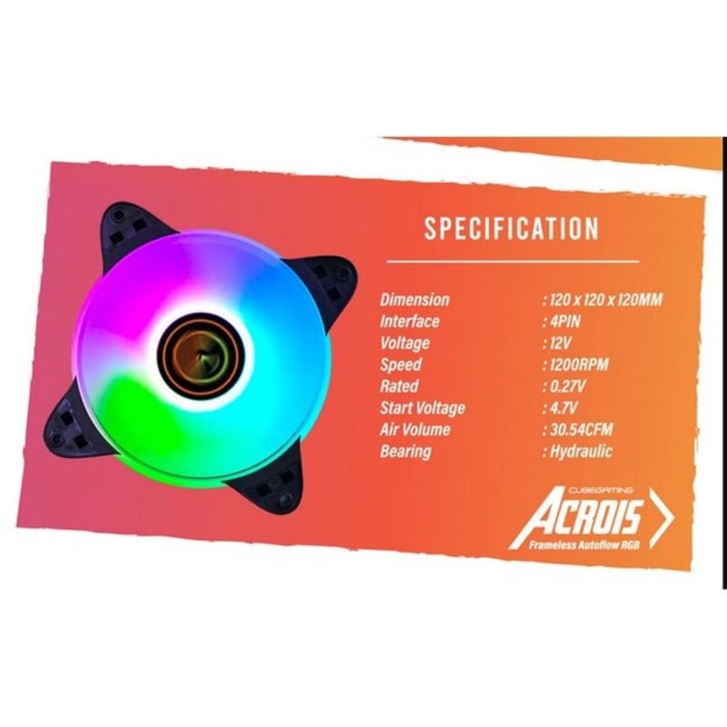 Cube Gaming Acrois RGB Fan