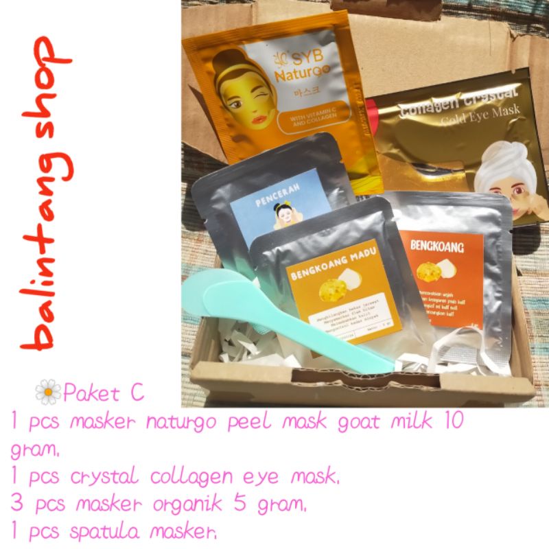 HAMPERS MASKER WAJAH / GIFT BOX MASKER WAJAH CEWEK / GIFT BOX SKINCARE