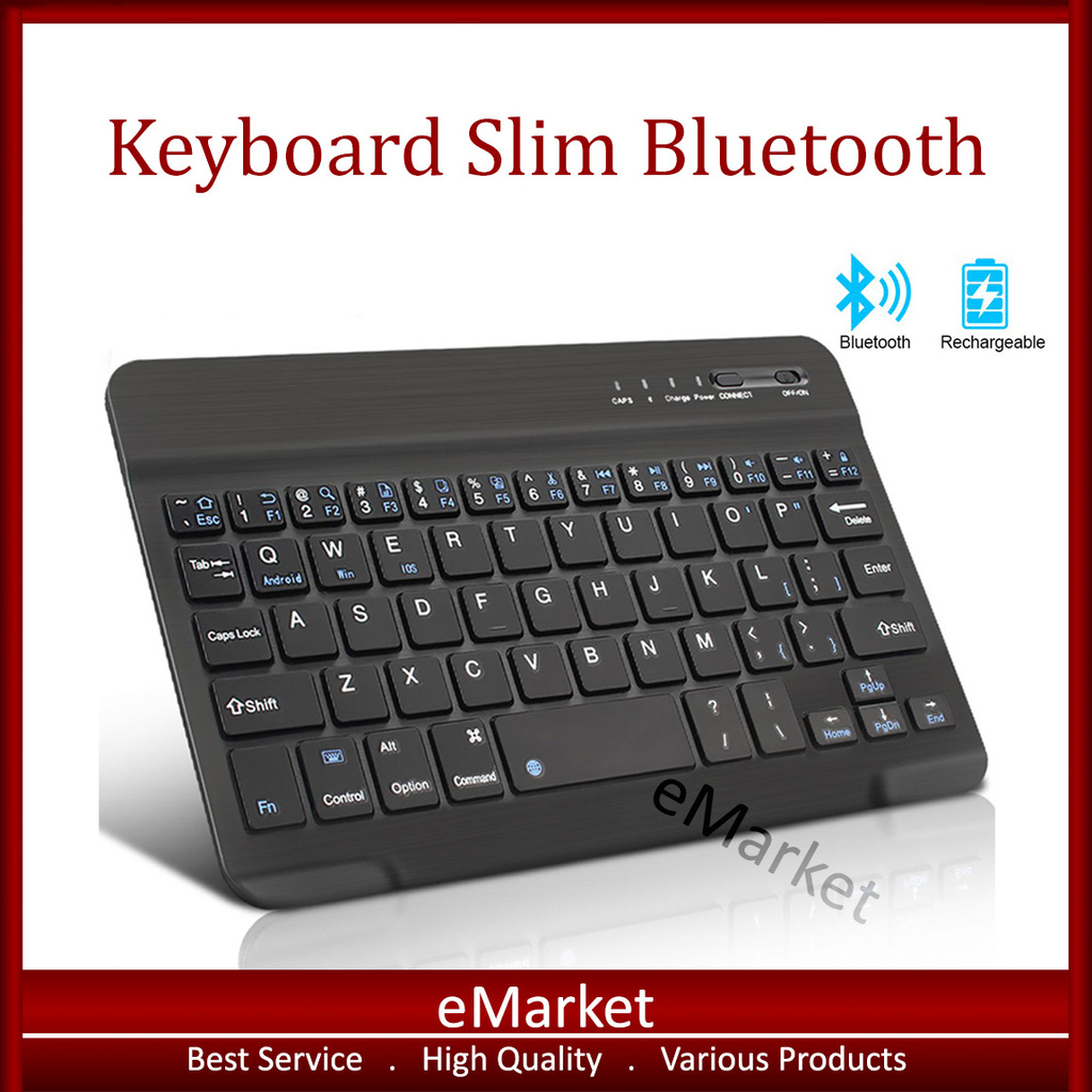 Jual Keyboard Slim Wireless Bluetooth / Mini Design For Windows ...