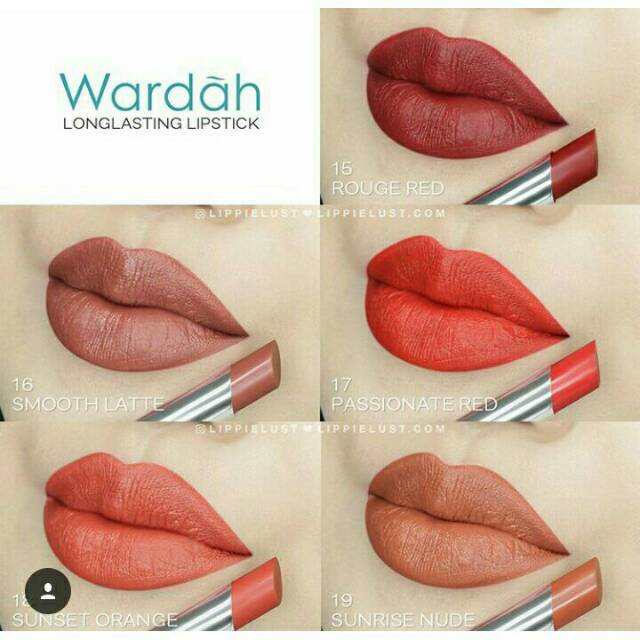 Wardah Longlasting Lipstick New Shade 13 19