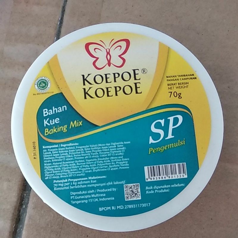 

SP pengemulsi koepoe koepoe 70g