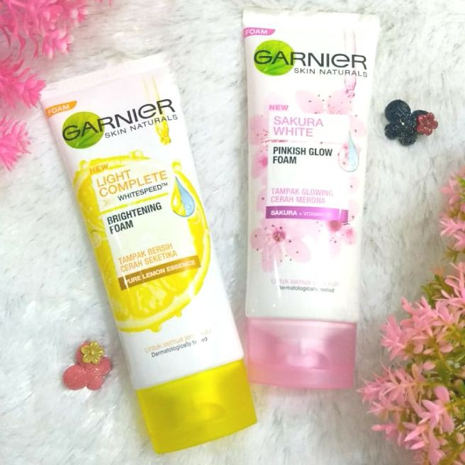 ★ BB ★ GARNIER Light Complete Brightening | Pure Active | Sakura White Foam | Scrub | GEL 100mL