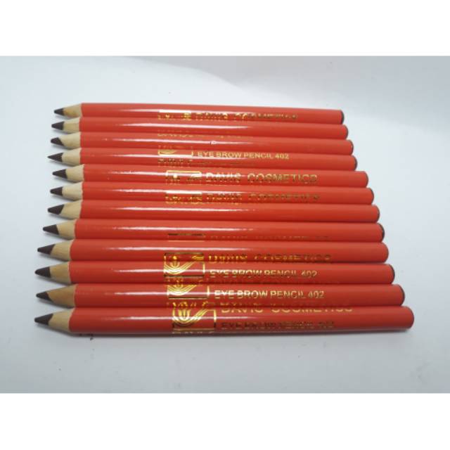 PENSIL ALIS DAVIS OREN WARNA COKLAT LUSINAN