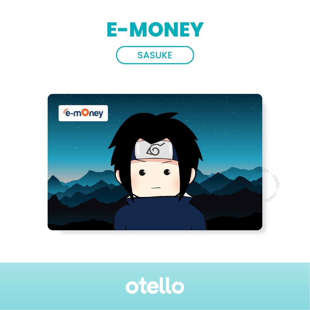 Otello Kartu eMoney Naruto Chibi e-Money Card eToll Mandiri Anime Karakter E-Toll Jepang