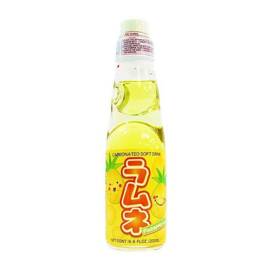 Hata Ramune Pineapple / Soft Drink Nanas Japan / Soft Drink Import / Minuman Import / Minuman Jepang