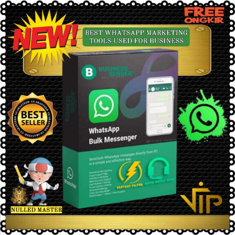 NEW 2021 WHATSAPP BUSINESS SENDER PRO AUTO REPLY 24 X 7 WHATSAPP MARKETING TOOLS