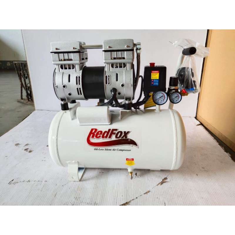 kompresor angin REDFOX silent RX-CX25 1hp 24liter (tanpa oli) mesin kompresor angin redfox 1hp tangki 24liter