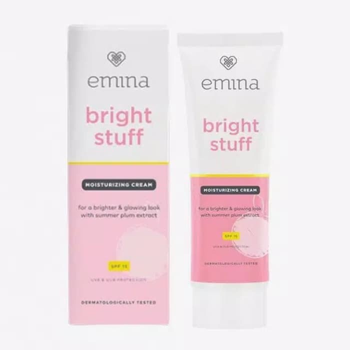 HARGA PROMO!! Bright Stuff Moisturizing Cream 20 ml Emina Pelembab Wajah Mencerahkan