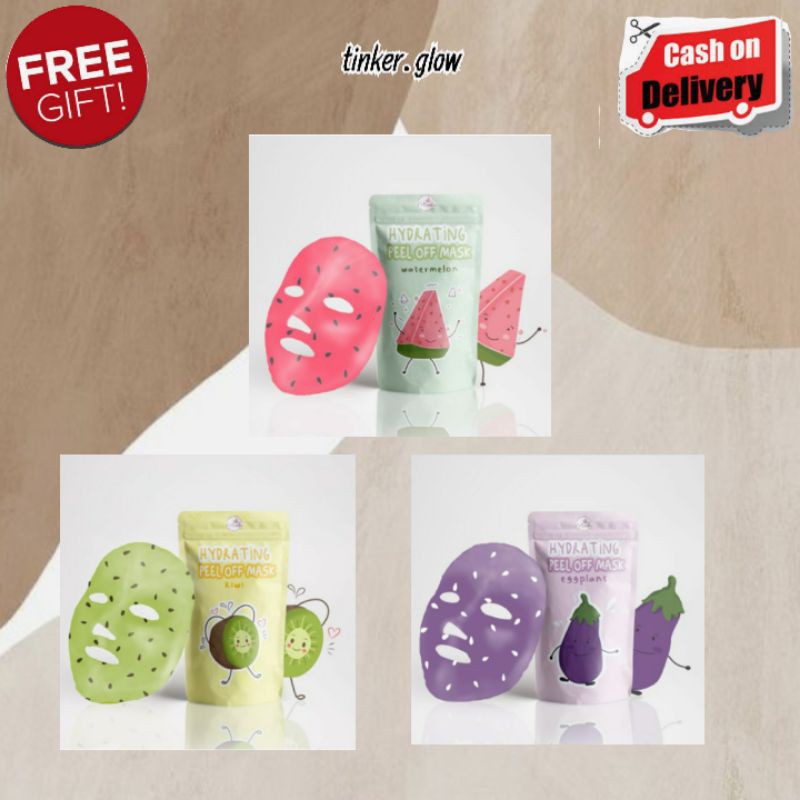 [DISTRI] 30 gr PEEL OFF MASK BY NATUREKA | MASKER BIJI SEMANGKA