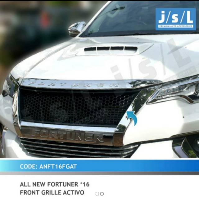 Grill depan all new Fortuner / front grill activo jsl