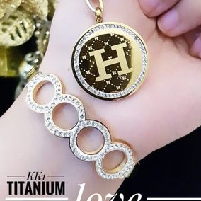 TiTanium Set gelang kalung Y06