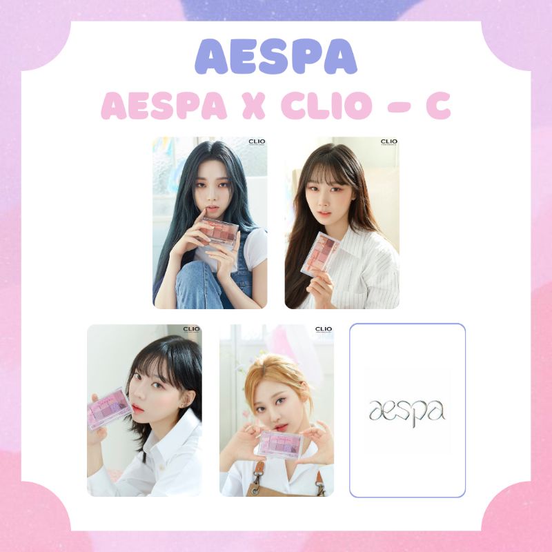 [AESPA] PHOTOCARD AESPA X CLIO ‼️ BACA DESKRIPSI ‼️