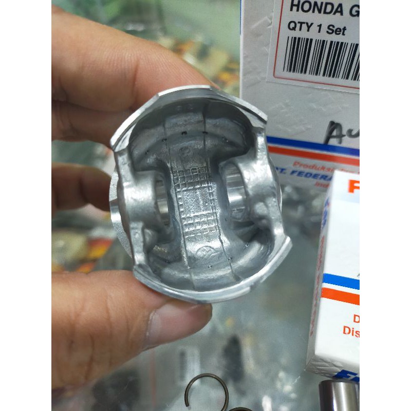 PISTON SEHER KIT SET FIM 98 UKURAN 47 47,5 48 48,5 49 MM PIN 12 HONDA GENIO BEAT ALL NEW ESP SCOOPY-1