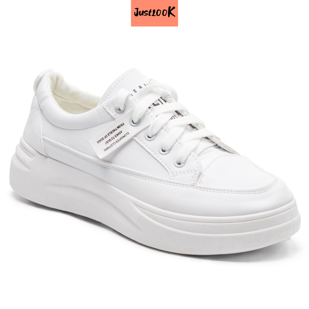 JustLook Dalmi Sepatu Sneakers Wanita Korea Casual Sport Shoes Polos Import-5