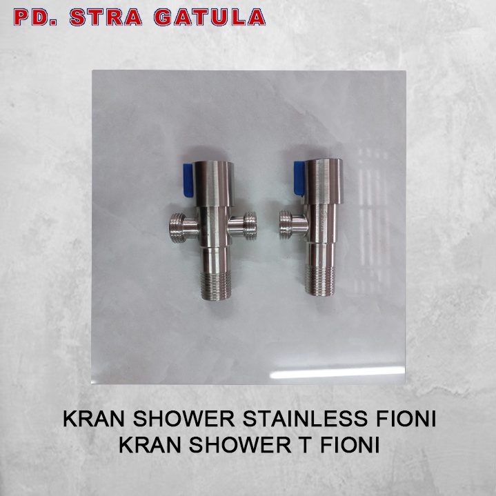 Kran Closed Stop - Kran Closed Wastafel - Kran L - Kran Tee Stainless - Kran T