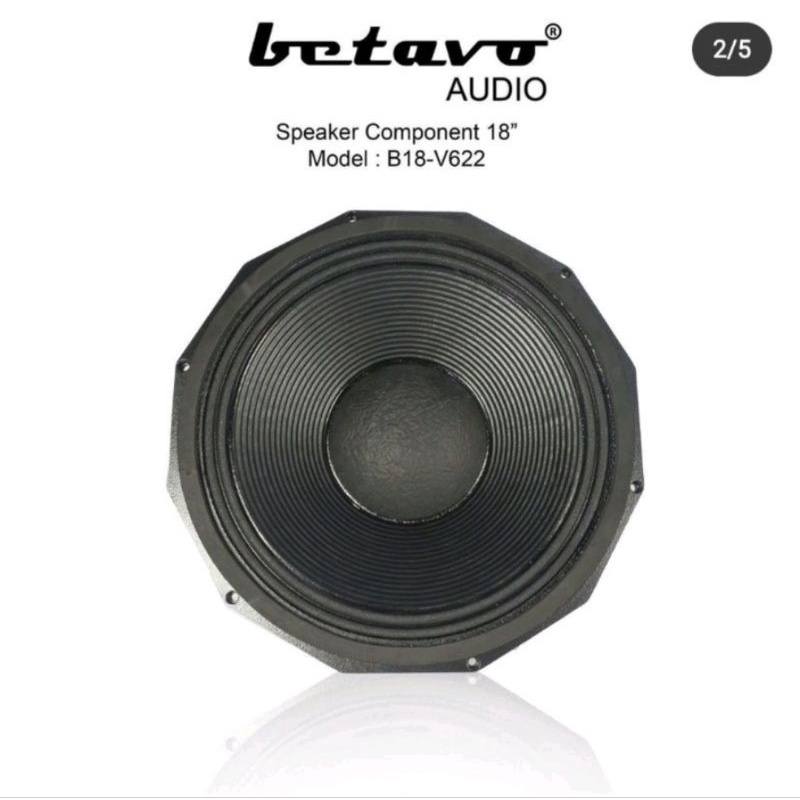 SPEAKER BETAVO B18 V622 Double Magnet 18 INCH COCOK UNTUK BALAP DAN LAPANGAN AUDIO PROFESIONAL