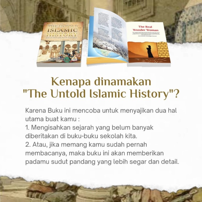 

MUST HAVE!! BUKU THE UNTOLD ISLAMIC HISTORY ORIGINAL TERMURAH