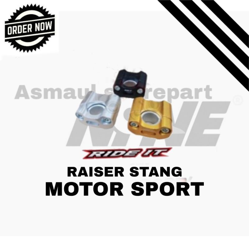 Raiser riser stang vixion cb150r new fatbar rzr proteper trail / peninggi stang motor universal