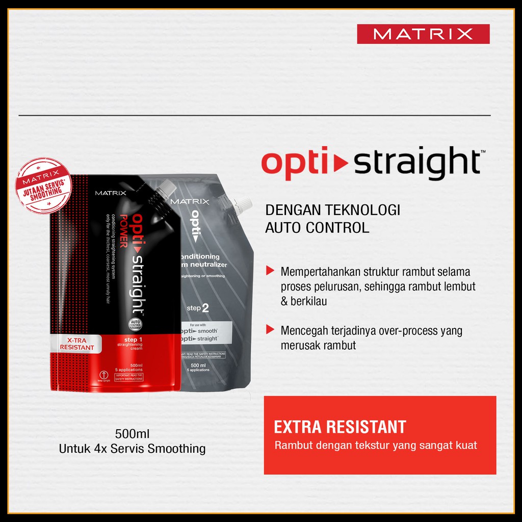 ❤️Glamouroseshop❤️ Matrix Opti Straight / Matrix Optistraight 500 ml + Matrix Conditioning Neutralizer 500 ml