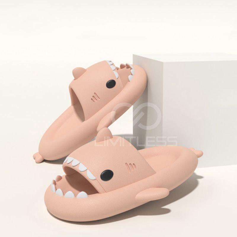 Sandal Slip On Wanita Dewasa Karakter Baby Shark