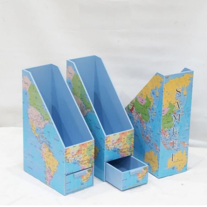 

STANDING BOOK FOLDER LACI Map Buku Kayu Karakter ORDNER BOX FILE