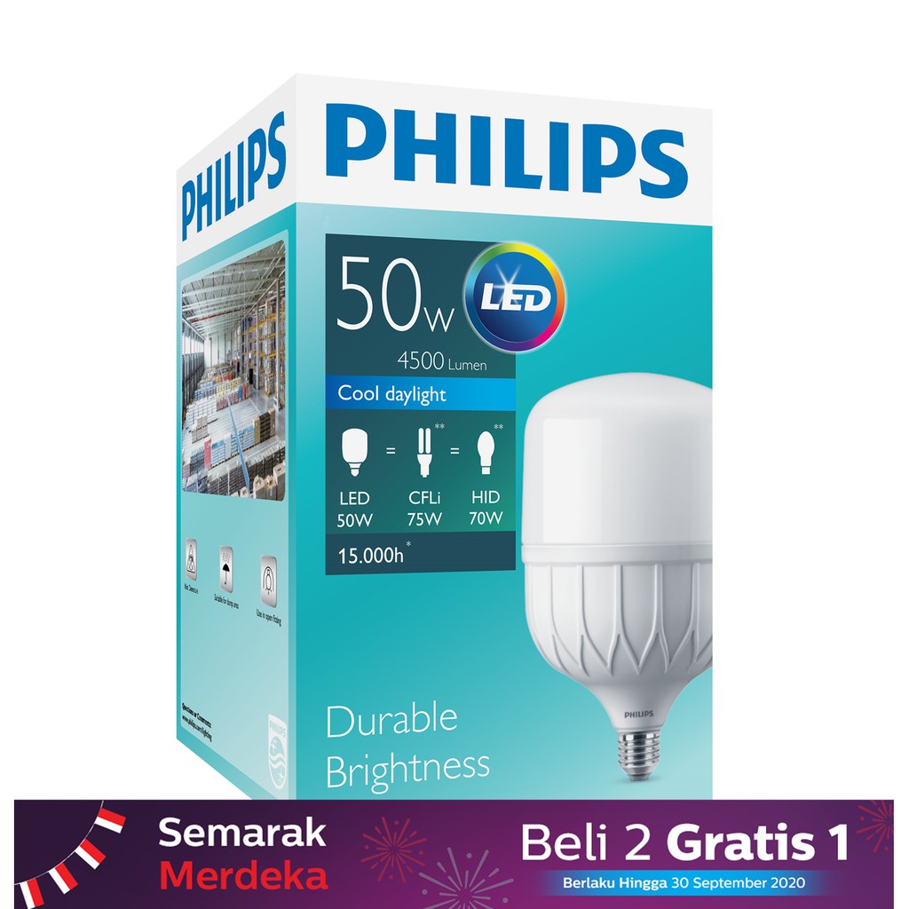 Philips Lampu Led Trueforce 50w Tforce Core 6500k Cool Day Light Putih