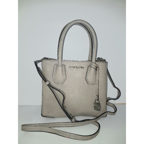 Tas Michael Kors Mercer Ukuran Mini Warna Abu Original