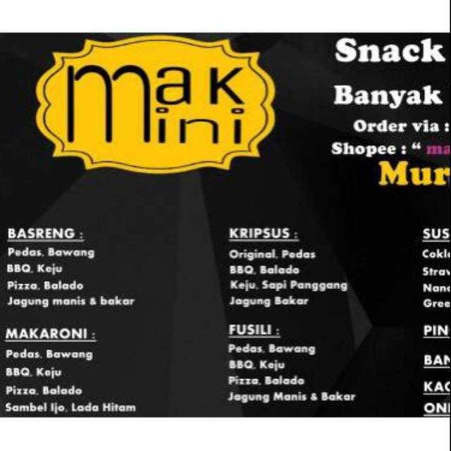 

MAKMINI PRODUK BANNER
