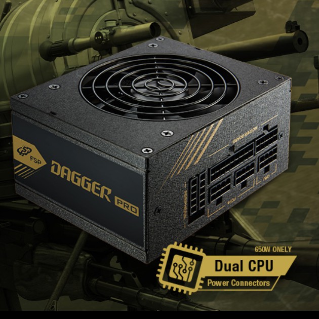 FSP Dagger Pro 650W Power Supply SFX Modular 80+ Gold