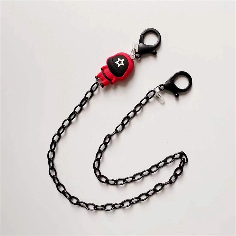 (Zomi) Tali Lanyard Kacamata / Earphone Motif Kartun Cumi Bahan Akrilik Gaya Korea