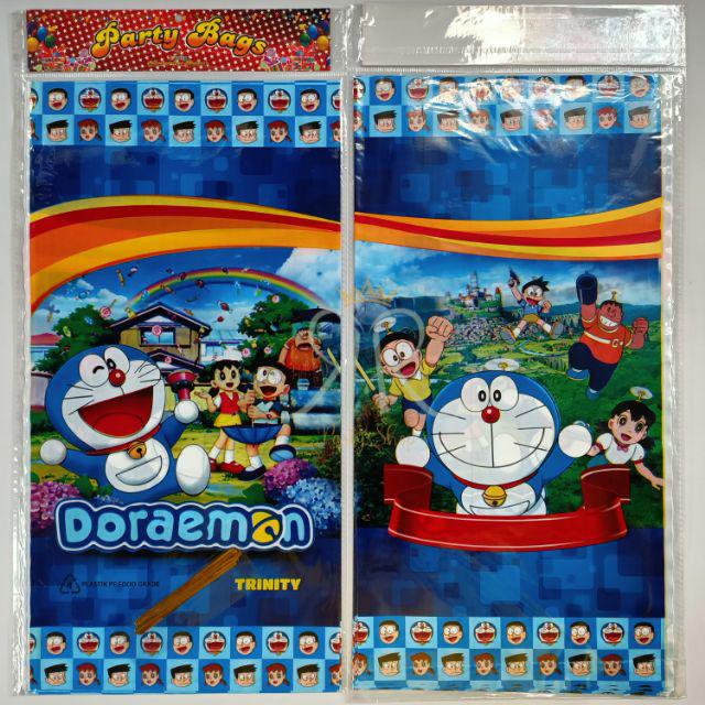 PLASTIK SNACK ULANG TAHUN GOODIE BAG-Doraemon