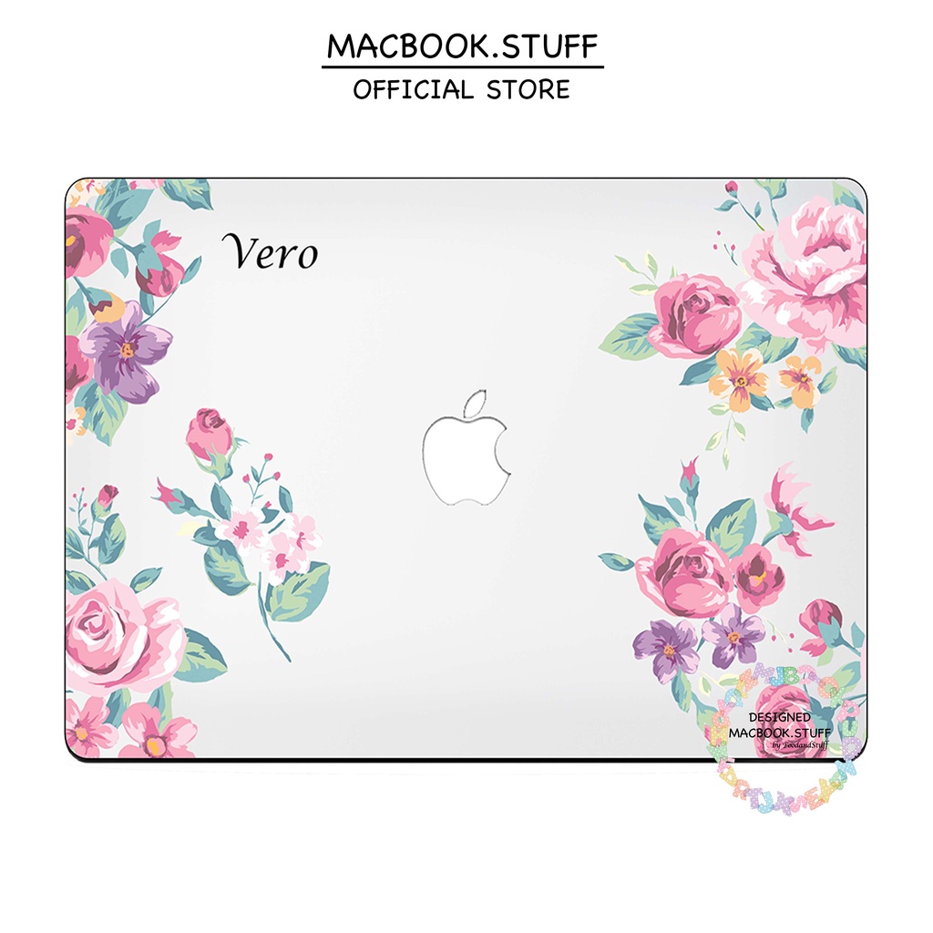 CUSTOM Case MACBOOK CASE FLORAL-3 DESIGN NEW AIR PRO RETINA 11 12 13 14 15 16 INCH NON /  WITH CD ROOM / TOUCHBAR / TOUCH ID / M1 2020 2021 2022