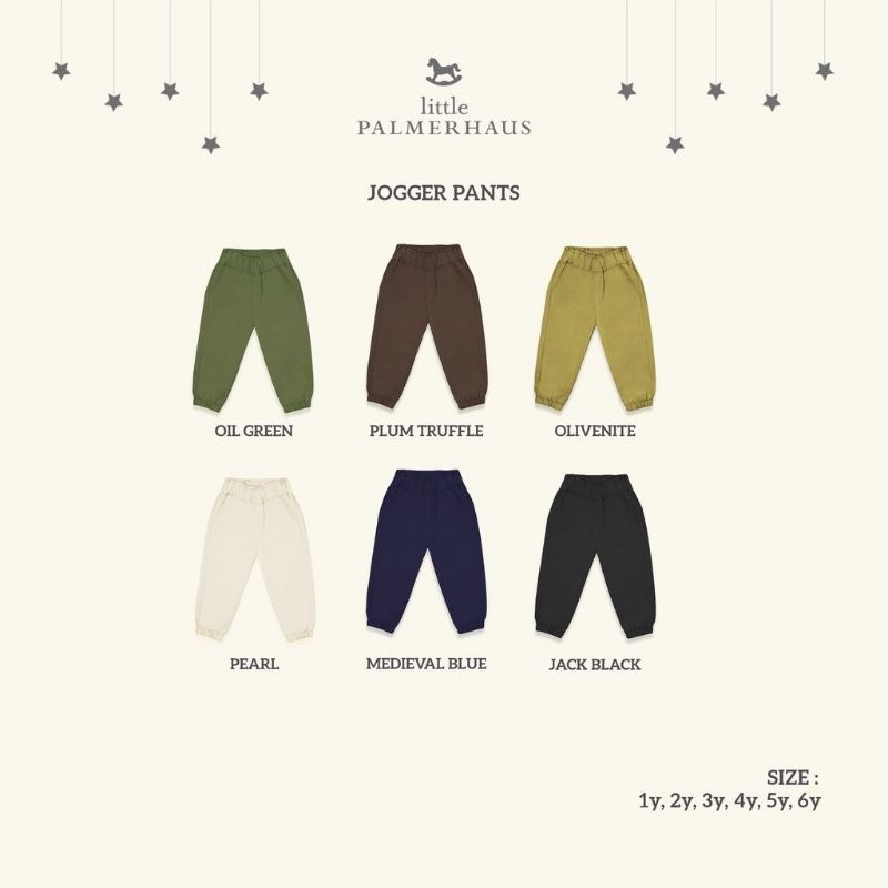 JOGGER PANTS LITTLE PALMERHAUS - celana jogger anak