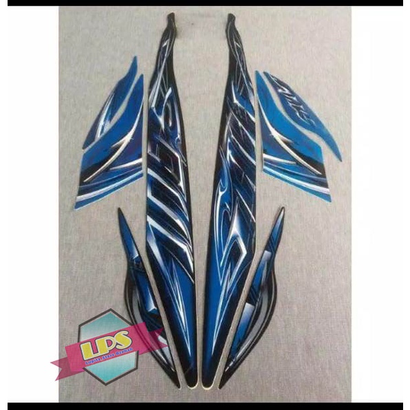 Stiker Striping Mio Soul 2011 -- BIRU