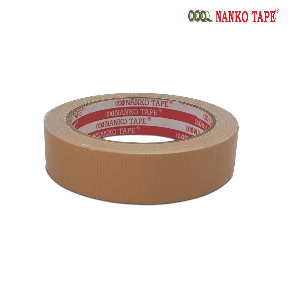 

Nanko Cloth Tape 24 mm x 13 m Coklat (6pcs)